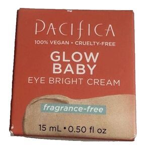 Glow Baby Eye Bright Cream by Pacifica for Unisex 0.50 fl oz Fragrance Free New